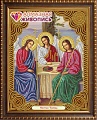 Картина стразами (набор) "Икона Святая Троица" АЖ-5041